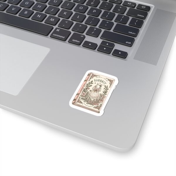 sticker book cover cute rabbit | decor for journals, laptops, gifts, scrapbooking, kids' crafts